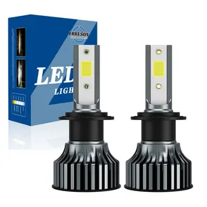 Erruson 30000lm LED Car Headlight Bulbs, H4/h7/h1/h3/h11 Compatible, 9005/9006/9012 Models, 6000k Turbo Light, 12V Auto Fog Lamp