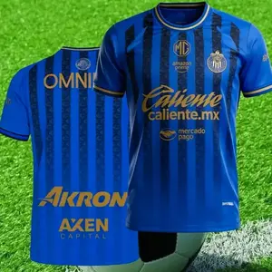 2526 Chivas De Guadalajara Away Blue Short-Sleeved Soccer Kit Jersey Mexico, Liga MX