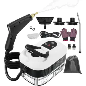 Cleaner for Home, 15s Heat-Up, 1.2L Tank, 6-Handle, Cleaner for Car Detailing, Dirt, Furniture, Couch, Tile,, Bed Bugs, 9Pcs Accessories