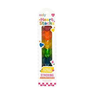 Heart Stacks Stacking Highlighters - 6 Color