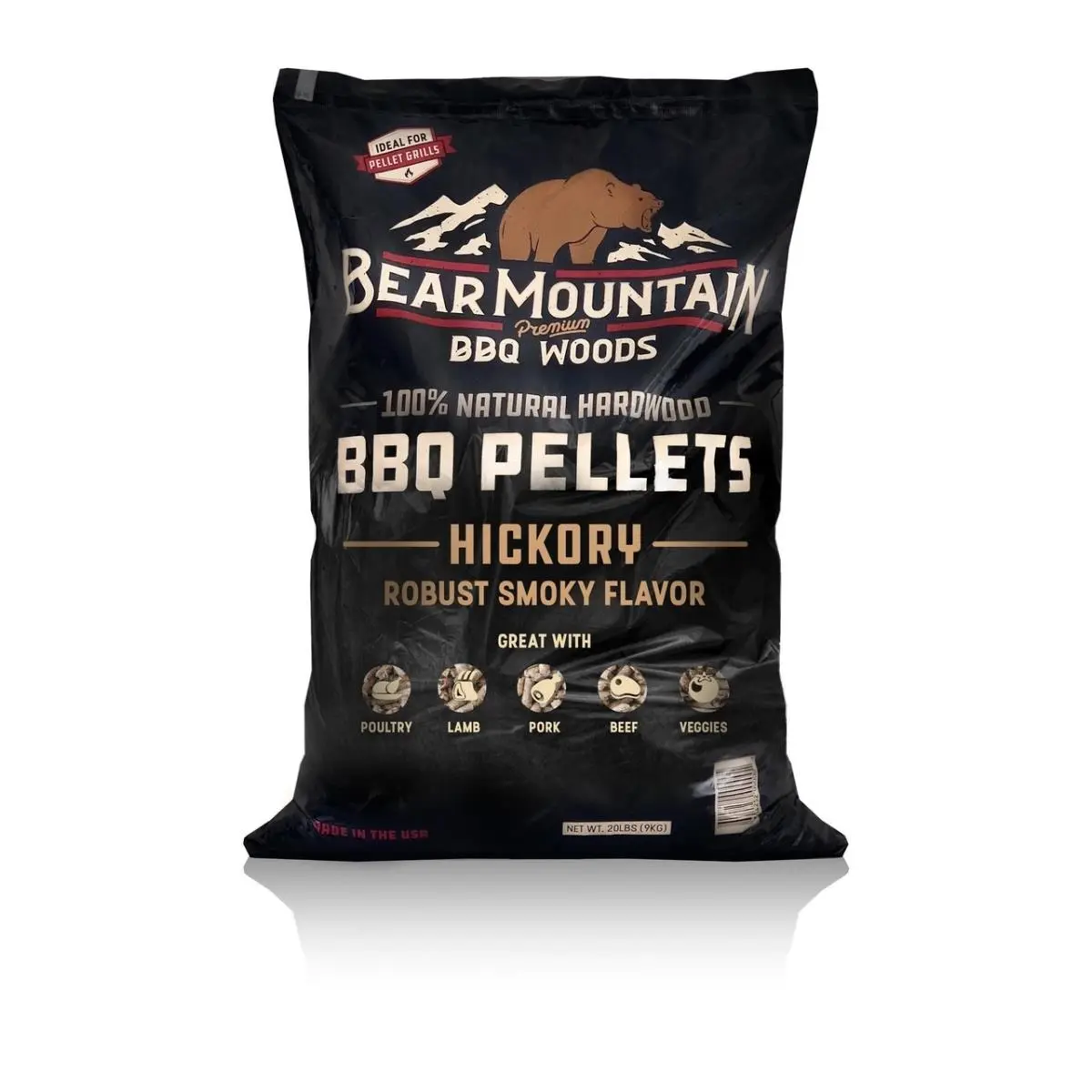 Lignetics 20 lbs Hickory BBQ Hardwood Pellet