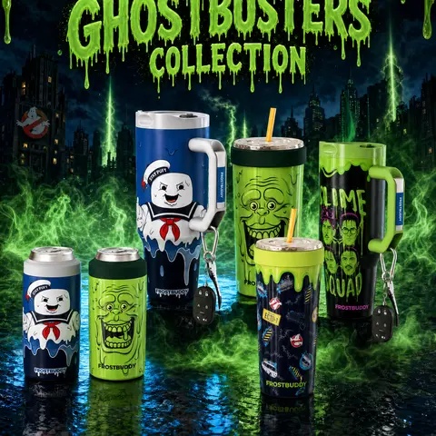 Ghostbusters Collection - Double-Wall Vacuum Insulated Stainless Steel Mug for Cold & Hot Drinks - Portable Drinkware - Drinkware
