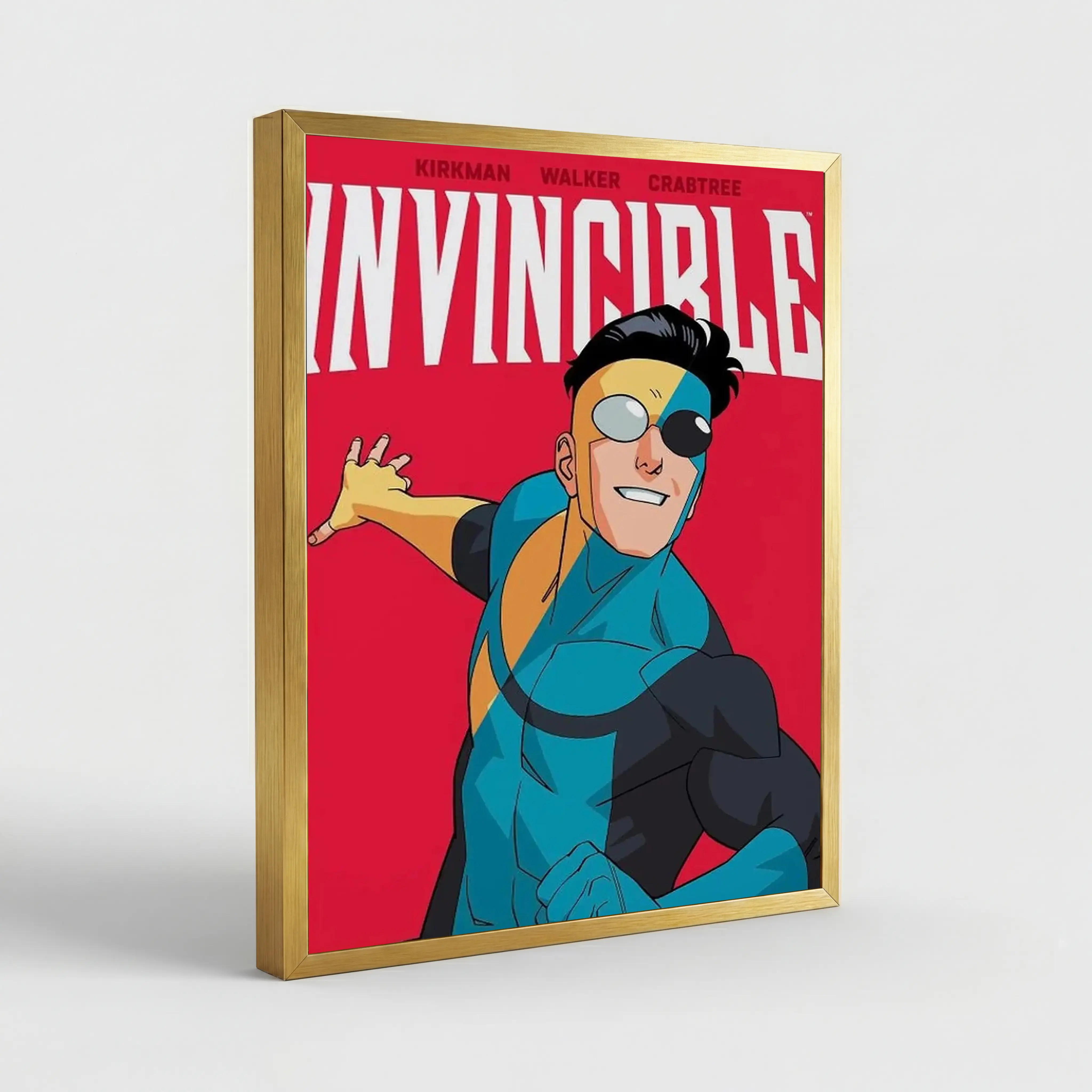 Style-2 Golden Metal Frame