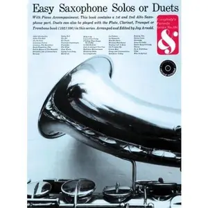 USED-Easy Saxophone Solos or Duets with Piano Accompaniment (Everybody's Favorite) by Jay Arnold (Unknown)