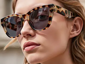 Nina Shades LS25316-TORT Chunky Tortoiseshell Frame UV400 Protection Lightweight Comfort Everyday Style Sunglasses