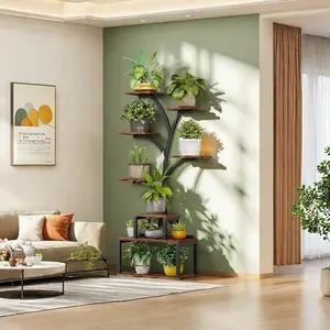 Plant Stand Indoor Plant Shelf - 8 Tiered, Corner Plant Stands for Indoor Plants Multiple, 56.5" Metal Plant Shelves, Plant Flower Holder Display Rack for Home Patio Balcony Nature Raised Garden Beds Deals For You Days