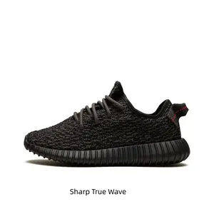 Ultra Soft All-Black Knit Low Top Trainers Breathable Textured Mesh Shock Absorbing Ribbed Rubber Sole Comfort All-Day Sports Sneakers With Small Red Heel Accent