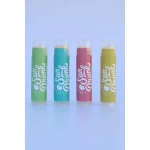 Bundle! 4 Chapsticks for $12 Coconut, Strawberry, Carribean Breeze and Vanilla/Mint Organic lip balms hydrate, nourish, repair and protect your lips all day.