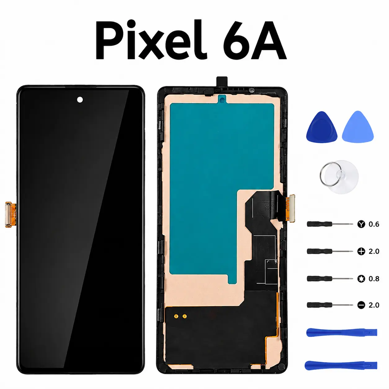 For Google Pixel 6/6A/6 Pro LCD Screen Display Touch Digitizer Assembly Replacement
