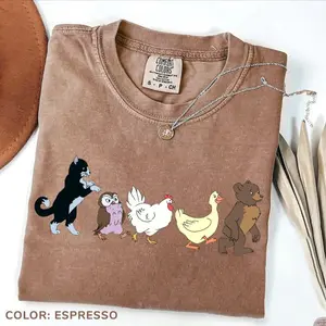 Comfort Colors Little Bear T Shirt, Cute Animal Graphic Tee, Animal Lover Gift, Vintage Style Bear Shirt, Unisex Casual Top