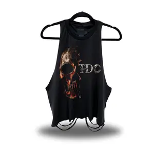 EMBRACE DEATH ROAD RASH CROP TANK TOP