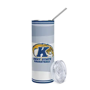 Kent State University Stainless Steel Skinny Tumbler 20 OZ Overall Print