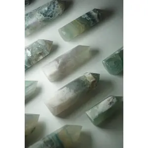 snowflake | feather fluorite crystal tower