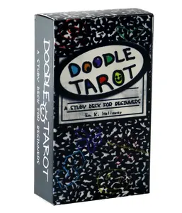 Doodle Tarot Card 78 pcs Tarot Deck Fortune Telling Game A Study Deck For Beginners Tarot for Family Entertainment Board Playing Games Card
