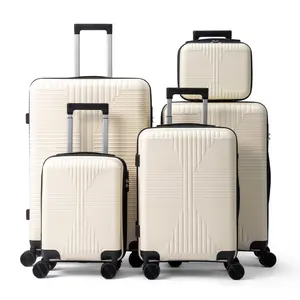 5-Piece Lightweight Luggage Set with Lock – 12/16/20/24/28 Inch