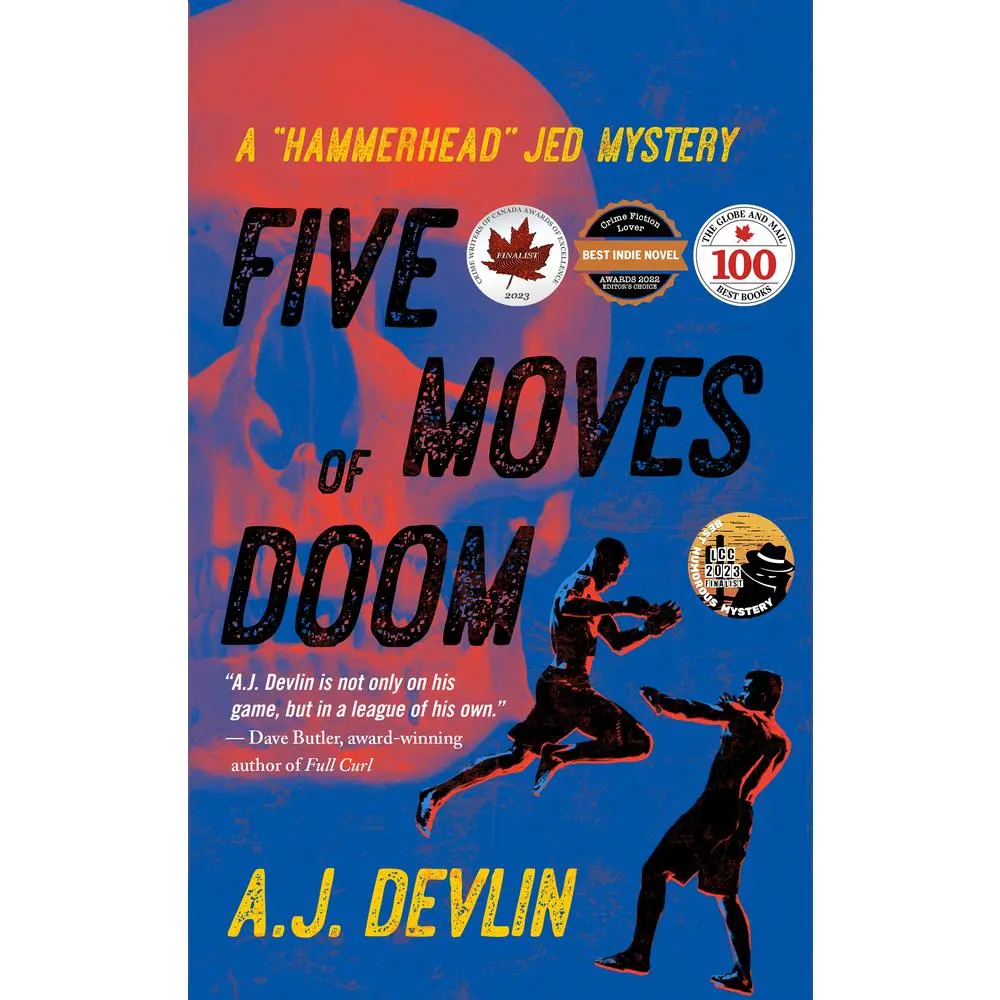 USED Book - Five Moves of Doom: A Hammerhead Jed Mystery by Devlin, A. J. (Paperback) - english