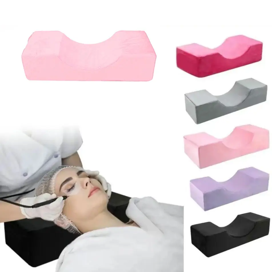 1pc Pink Durable Memory Foam 2-in-1 U-Shaped Ergonomic Neck Pillow - Supportive Head Cushion, Cervical Neck Care for Home/Salon Eyelash Extension Workstation, Machine Washable, Gift for Girls, Cervical Neck Pillows, Neck Pillows