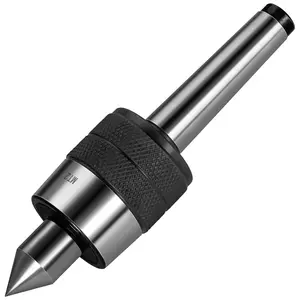 Heavy Duty MT2 Live Center, MT2 Precision Rotary Live Revolving Milling Center Taper Metal Work Lathe Tool for High Speed Turning, Lathe Medium Duty CNC Work EUMT20036