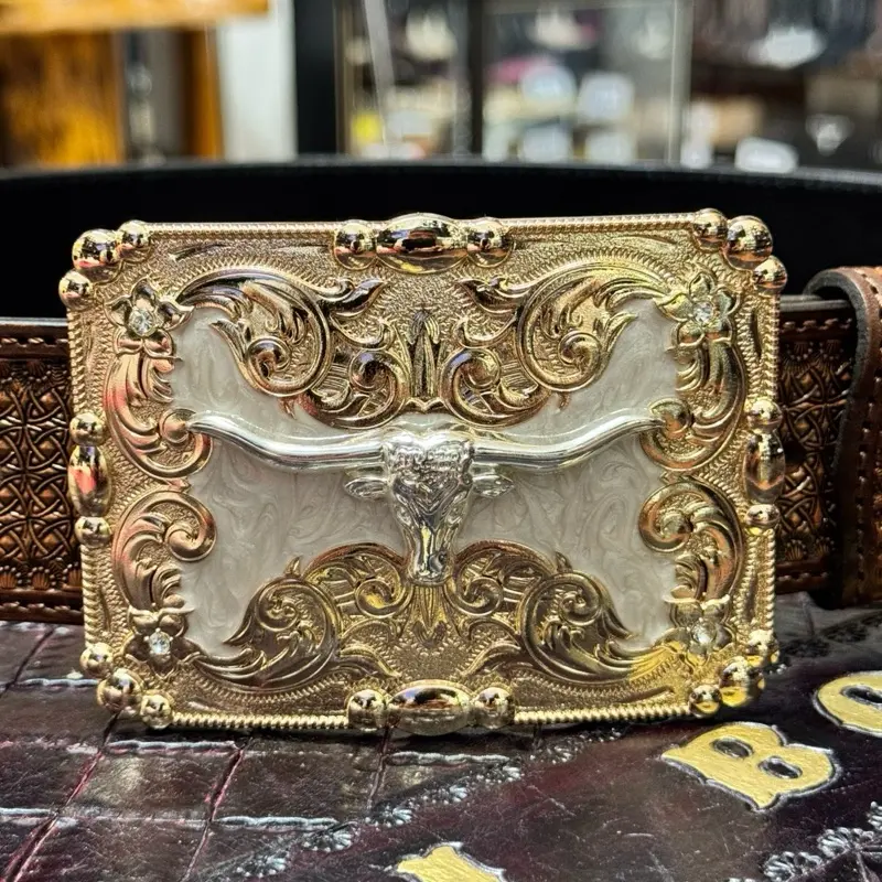 LONGHORN WESTERN BUCKLE
