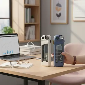 Portable Square Water Bottle with Straw, 350ML Leakproof Plastic, Fashionable Simple Design, Durable, Suitable for Sports, Outdoor Activities, Travel