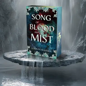 Song of Blood and Mist SIGNED Special Edition paperback SPRAYED EDGES, Magnetic chibi bookmark, 5x7 art print
