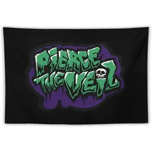 1pc,Pierce Rock Band The Veil Tapestry 40x60 Inch Music Posters Hanging Wall Art for Living Room College Dorm Decor Banner Flag Decoration