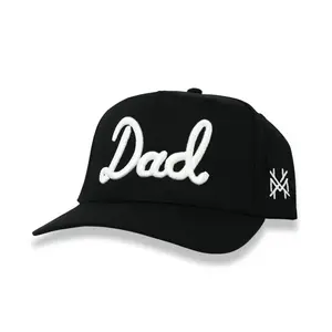 Dad | By The Mad Hatter Co. An Embroidered Snapback Adjustable (Up To A Size 8 Head) Premium Mens Trucker Hat