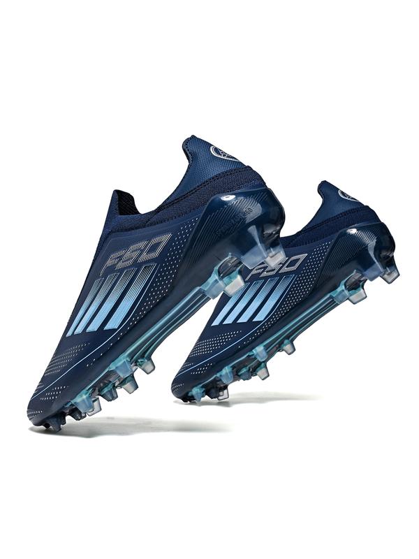 Men's Breathable Low-Top Football Shoes Ag Long Studs, Professional Anti-Slip Durable Natural Grass Sports Training Sneakers, Football Boots, Football Field Boots