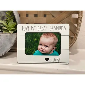 Personalized Great Grandma Gift – I Love My Great Grandma Frame – Gift from Grandchild – 4x6 Picture Frame Keepsake