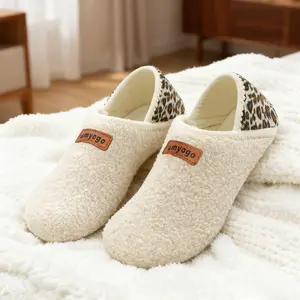 House Slippers for Women Men, Womens Mens Slippers with Non-slip Sole Slip On for Indoor & Outdoor, Portable Slippers for Home Travel Hotel, Winter Warm Slippers Footwear Shoe Christmas Gift