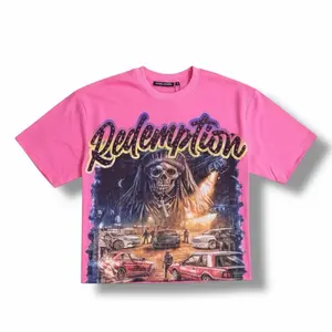 Rebel Minds 'Redemption' Cropped T-Shirt (Pink) 610-11191