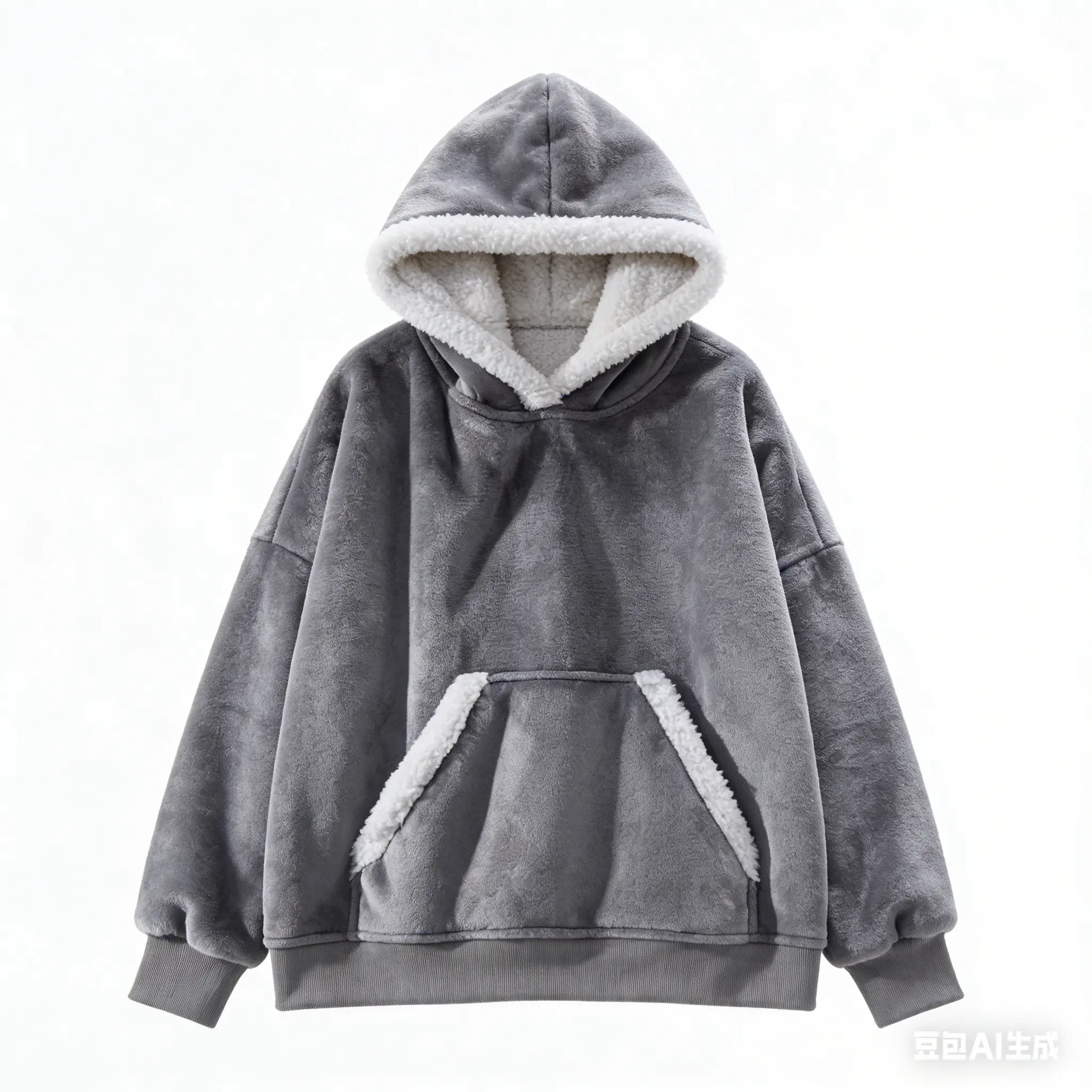 Gray with white edge