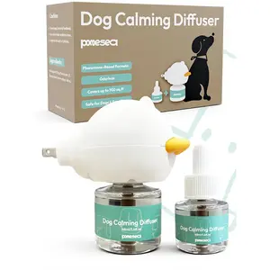 Plug-In Dog Calming Diffuser (1–3 Pack) features a gentle calming formula to support long-term relaxation. It eases anxiety caused by separation, loud noises and new environments, providing safe and consistent calm for your dog. Aromatherapy Oil Aromatic