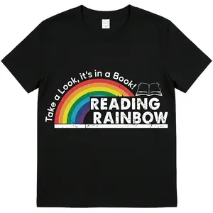 Reading Rainbow "Take a Look, It's in a Book!" Retro Tee