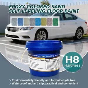 Epoxy Floor Paint Anti-Rust Paint Waterproof Epoxy Color Sand Protecting Metal Floors