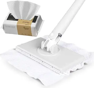 Automatic Cloth Changing Mini Mop,  360°Rotating Automatic Cloth Changing Mop, Mini Sweeper Mop,  Adjustable Cleaning ,Cotton Pack