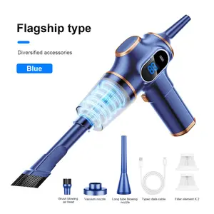 Handheld Car Vacuum Cleaner, Cordless, 16000PA High Power Portable Mini Car Vacuum Cleaner & Air Dust Collector, Advanced Digital Display, Rechargeable for Auto, Home, Pet Hair, Easy Vacuuming, Solve Various Cleaning Problems