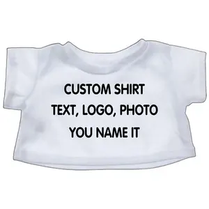 Custom Stuffed Animal T-Shirt, Personalized Plushie Clothing (Fits 8 Inch)