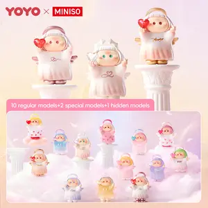 MINISO Cupid Ring Blind Box | 2-in-1 Angel Figure with Detachable Ring | Mystery Surprise Box | Kawaii Desk Decor & Creative Gift for Her