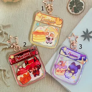 Acrylic keychain candy bag from HAZBIN HOTEL: Adam, Alastor, Lucifer