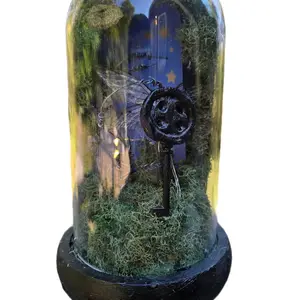 Coraline Inspired Button Key Beldam’s Hand Cloche