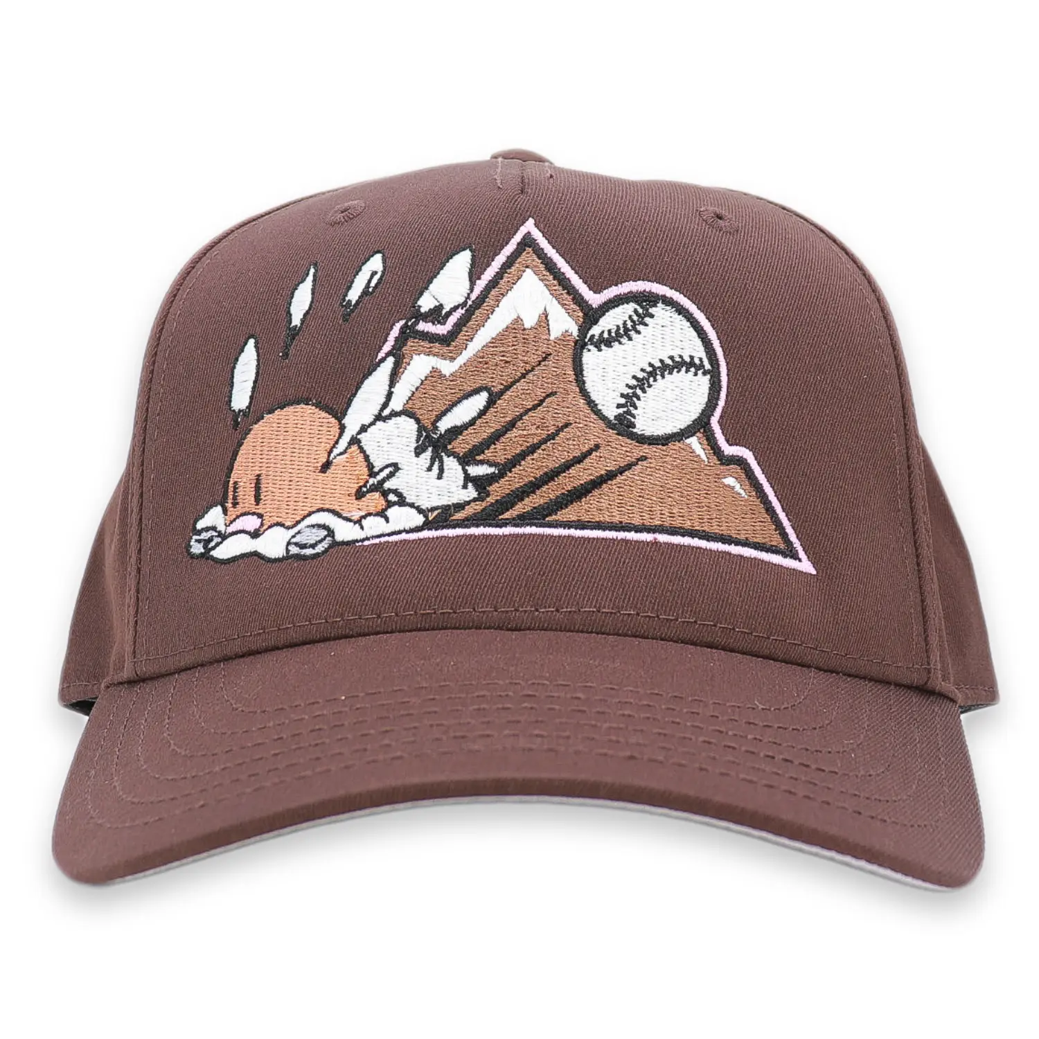 Embroidered Snapback Baseball Hat with Anime Design for Men and Women - Adjustable Cotton Unisex Casual Hat, 59cm Size