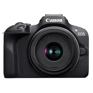 Canon EOS R100 Mirrorless Camera with RF-S 18-45mm f/4.5-6.3 IS STM Lens