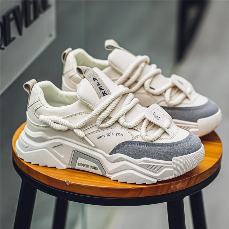 New Thick Sole Height Increasing Women's Dad Shoes 2025 Autumn Inner Height Casual Sneaker Athletic Makapal Trainer