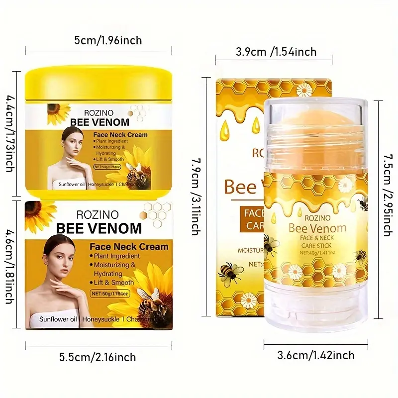 ROZINO Bee Venom Face & Neck Cream Anti-Aging Hydrating Lifting