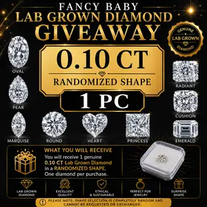 FANCY BABY LAB GROWN DIAMOND 0.10 CT RANDOMIZED SHAPE 1 PC