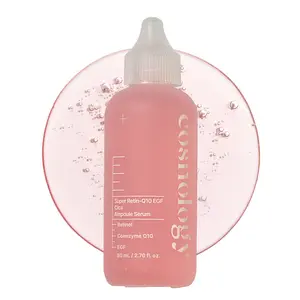 COSNOLOGY Retinol Anti-aging Serum with Coenzyme Q10,EGF,Pore Minimizing,Wrinkle Reduction,Centella Extract for Skin Soothing & Hydration | Clean Beauty, 2.70 fl.oz(80ml) | Korean Skincare