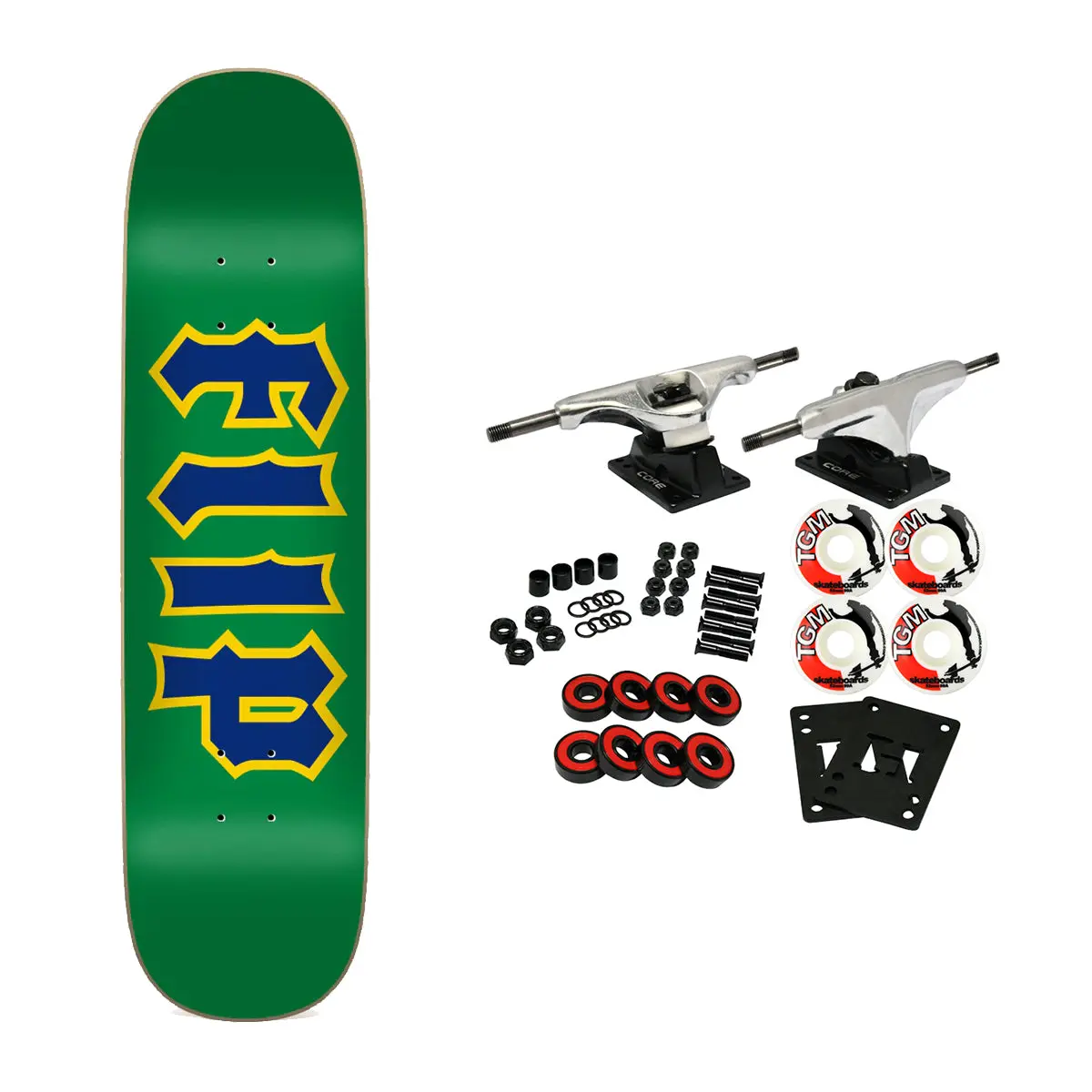 Flip Skateboard Complete Cancelled Green 8.125" x 31.59"