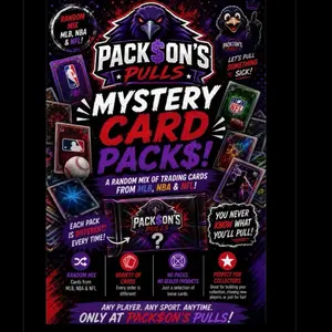 PACK$ON’S PACKS!!! A Random Mix of MLB • NBA • NFL Trading Cards
