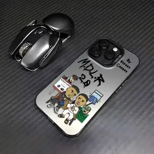 Trendy MDLR 'Morad' Artistic Phone Case for iPhone 17 16 15 14 13 12 11 Pro Max Plus with Matte Back Cover Drop-Resistant TPU Material Full Coverage Protection Cartoon Design